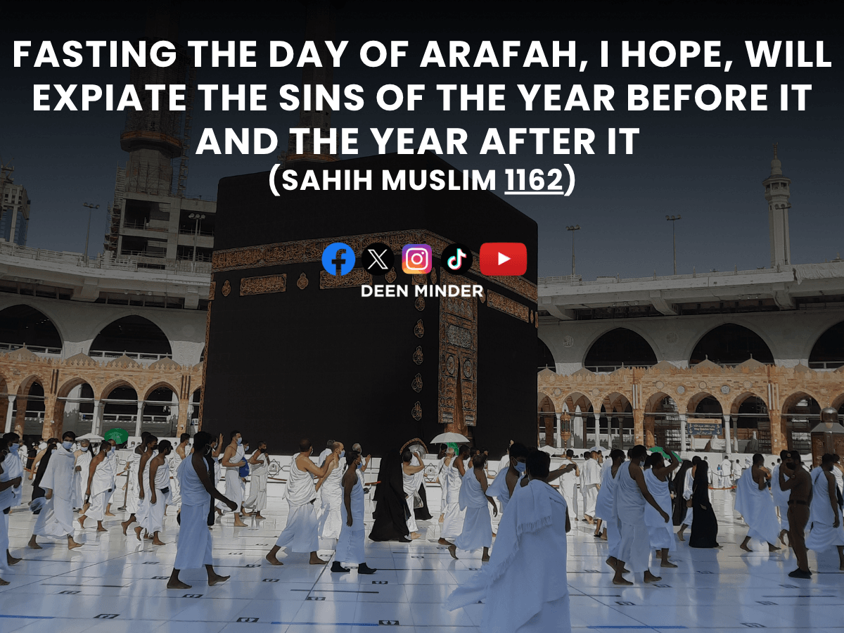 virtues of the day of Arafah, significance of the day of Arafah