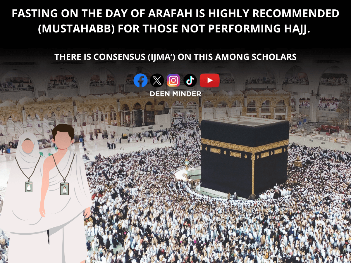 Hadith on fasting on the day of Arafah, Hadith on Yaomul Arafah, fasting on Arafah