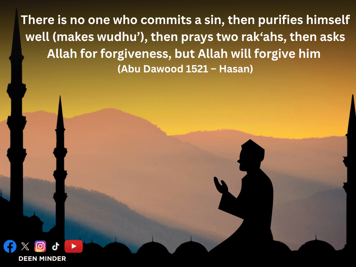 Salat Al Tawbah, prayer of repentance, solatul tawbah