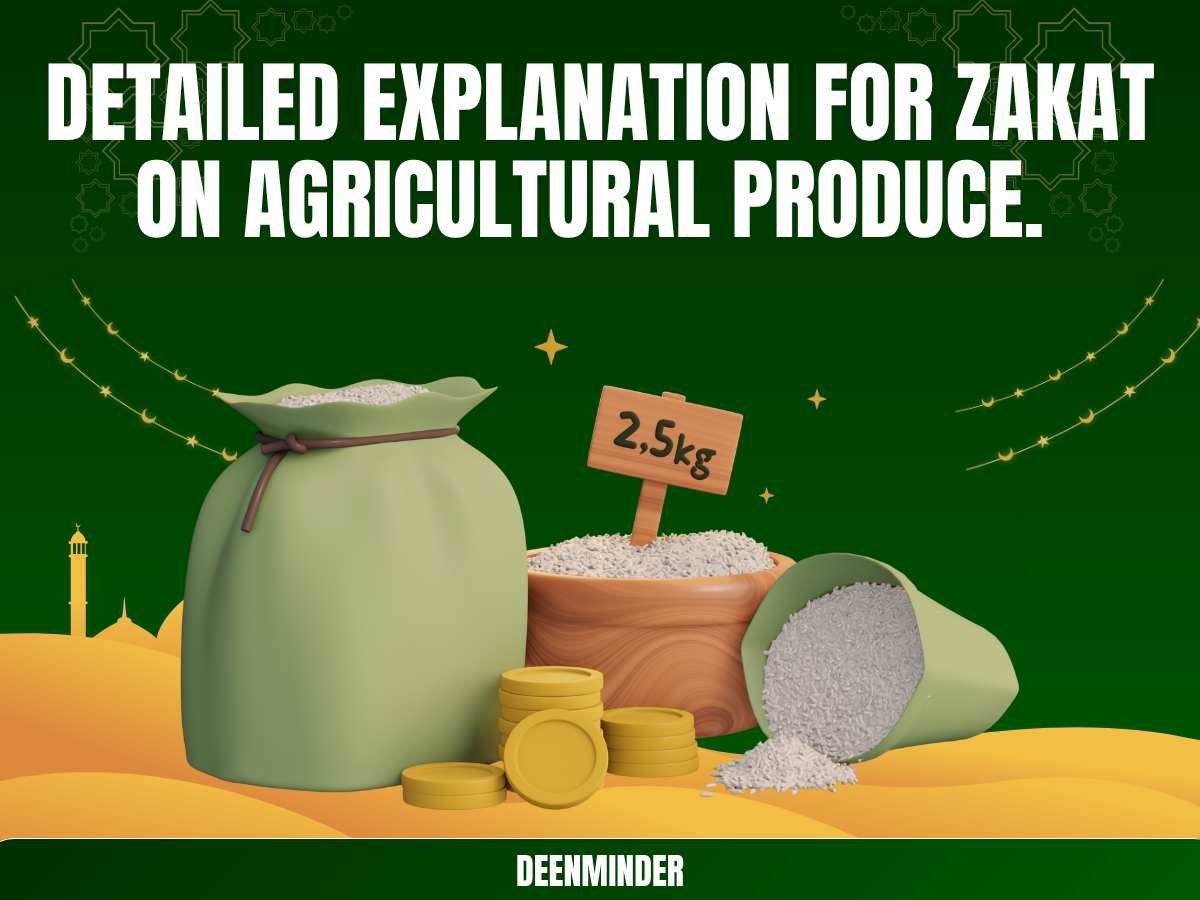 Zakat on agricultural produce, Zakat on farm produce, Zakat on crop